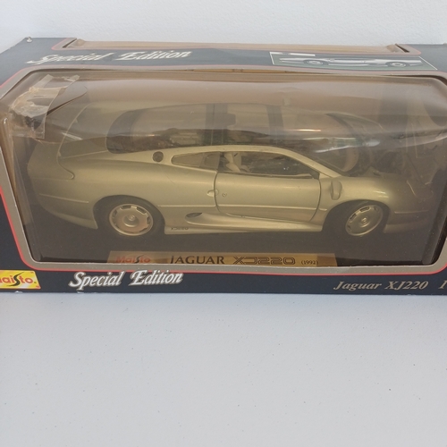 53 - Scale Model Cars: 5 Boxed Jaguar S-Type x 2 and XJ220; Ford RS Car; Volvo.  Plus Ford Street KA box ... 