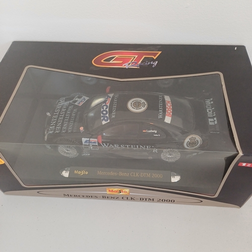 54 - Collection of Five Scale Boxed Model Cars: Mercedes 500 K type and CLK-DTM; F1 Jaguar ; Porsche 911 ... 