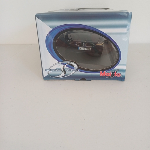 56 - Collection of five Scale Boxed Cars: Maserati GT Spyder and kit boxed car; BMW Z4; VW Beatle;   Jagu... 