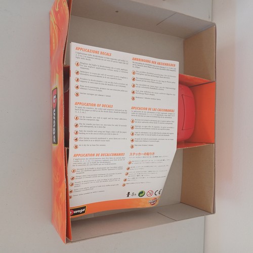 57 - Burago Model Car Kit Boxed with all instructions and parts: Jaguar 'E' Coupe; Porsche 911; Ferrari 2... 