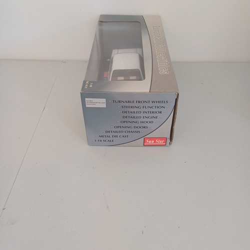 59 - Collection of Six Scaled Boxed Model Cars: 1947 MG TC Midget; MK2 Escort; 1971 Jaguar E-Type; Austin... 