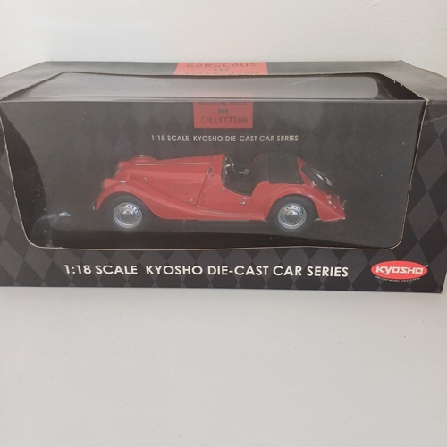 59 - Collection of Six Scaled Boxed Model Cars: 1947 MG TC Midget; MK2 Escort; 1971 Jaguar E-Type; Austin... 