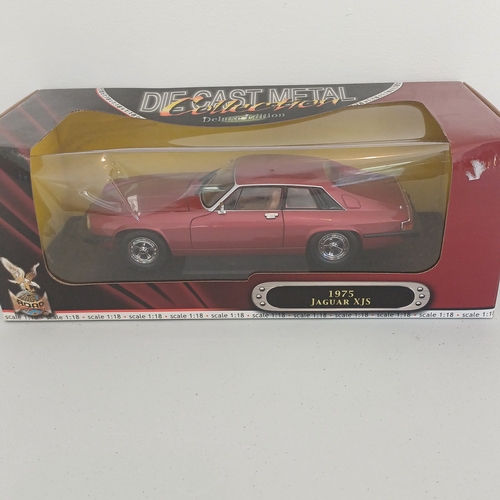 61 - Collection of Four  Scale Model Cars: Jaguar XJS 1975; Jaguar E-Type Coupe; Jaguar E-Type Coupe 1961... 