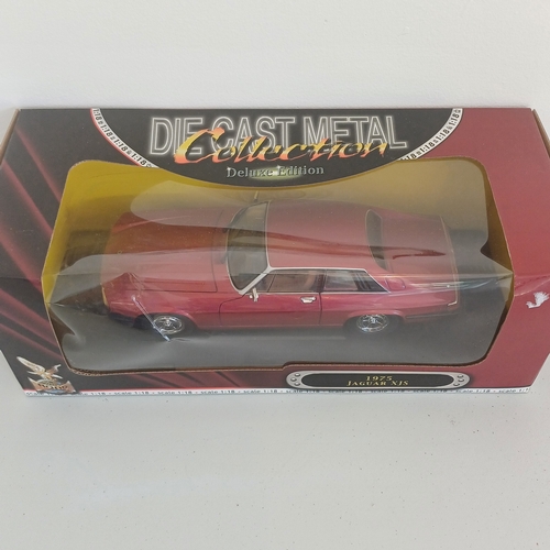 61 - Collection of Four  Scale Model Cars: Jaguar XJS 1975; Jaguar E-Type Coupe; Jaguar E-Type Coupe 1961... 
