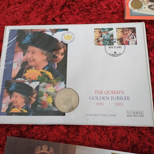 4 - Coin and Stamp Releases: Golden Jubilee Coin; Millennium Moment; Queen Victoria; Queen Elizabeth II ... 