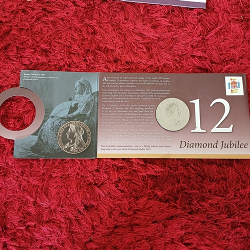 5 - Diamond Jubilee New Zealand Commemorative Coin and Armed Forces King George VI 9 Coin Set and £1 Arm... 