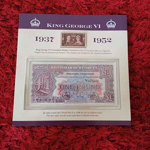 5 - Diamond Jubilee New Zealand Commemorative Coin and Armed Forces King George VI 9 Coin Set and £1 Arm... 
