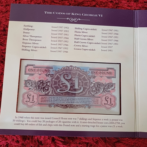 5 - Diamond Jubilee New Zealand Commemorative Coin and Armed Forces King George VI 9 Coin Set and £1 Arm... 