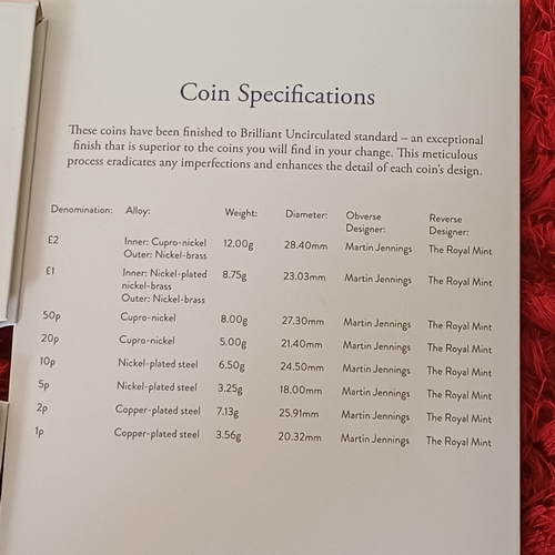 7 - King Charles III Definitives  2023 uncirculated coin set