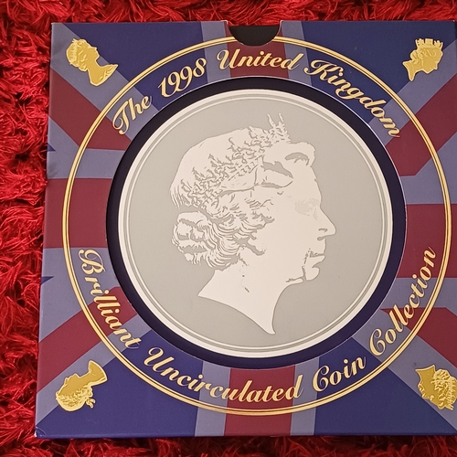 8 - Three Uncirculated Coins Sets:
1. Five Crowns (the Churchill and Queen Mother Coins have been placed... 