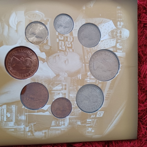 8 - Three Uncirculated Coins Sets:
1. Five Crowns (the Churchill and Queen Mother Coins have been placed... 