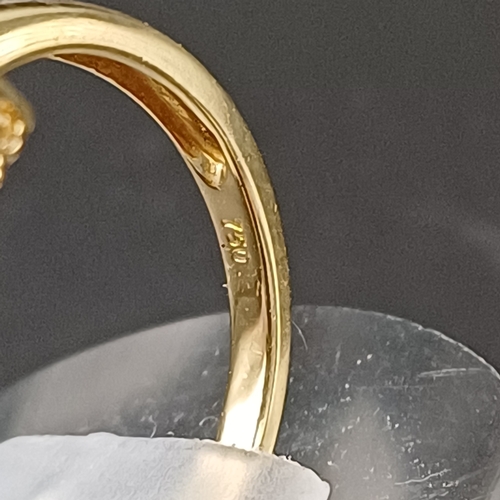 11 - Diamond Cluster Ring with Brilliant and Baguette Cut Diamonds
- 18 ct
- size N
- weight 5 g