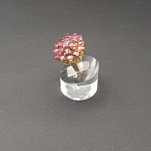 20 - Stunning Amethyst Cluster Ring
- weight 6.4g
- 18 ct yellow gold
- size L / M