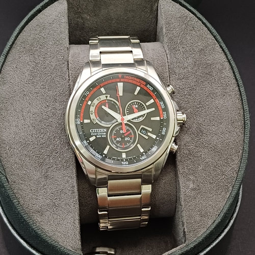 39 - Citizen Eco-Drive Watch 'never needs a battery' very  smart looking watch in its original box