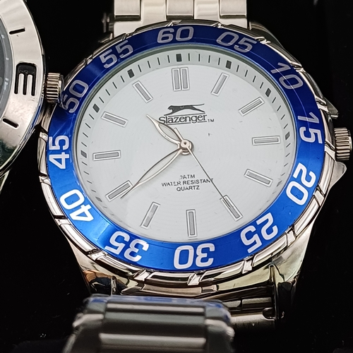 43 - Box of Watches,  11 in all:  Edifice, Sekonda, Casio, Seiko,  Accurist, Avia, Mercier, Guess, Slazen... 