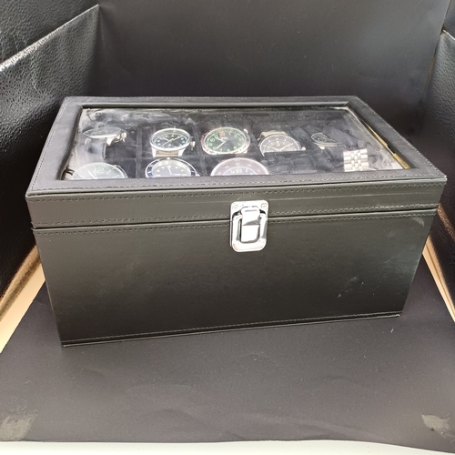 44 - Eagle Moss Watch Collection.  Here we are 16 watches, some are obviously working, but none have been... 