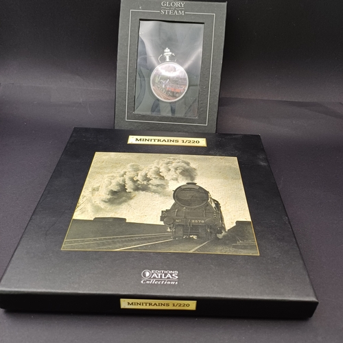 46 - What a lovely gift for Father's Day.  Minitrains 1/220 scale Flying Scotsman with display track and ... 