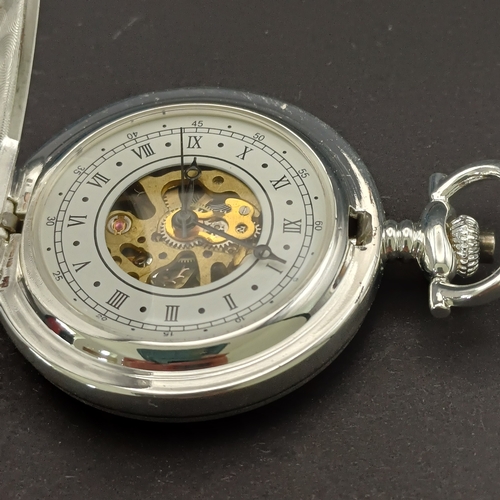 47 - Minitrains 1/220 Mallard Steam train with little display track and small pocket watch which is a win... 