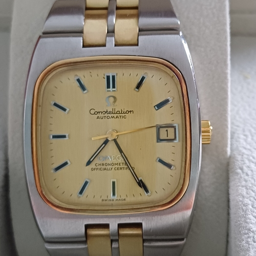 48 - Omega Constellation Automatic Chronometer circa 1970's in working order in its original box and pape... 
