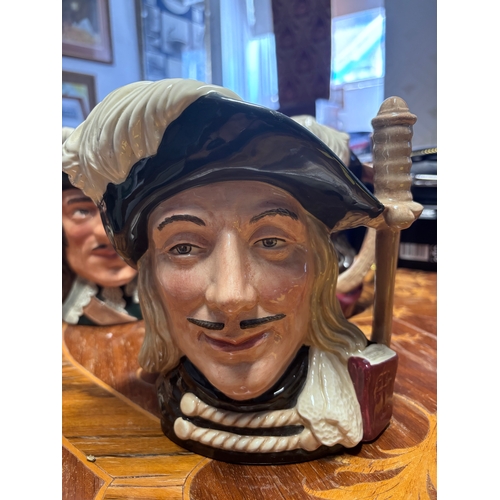 132 - Three musketeers Toby jugs & D’ artangan