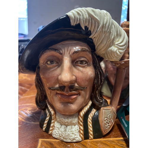 132 - Three musketeers Toby jugs & D’ artangan