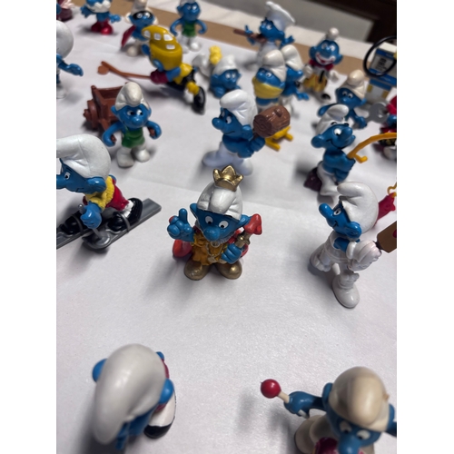 145 - The Smurfs  | 47 Vintage Figures Peyo Schleich | 1970s 1980s
Really cute collection.