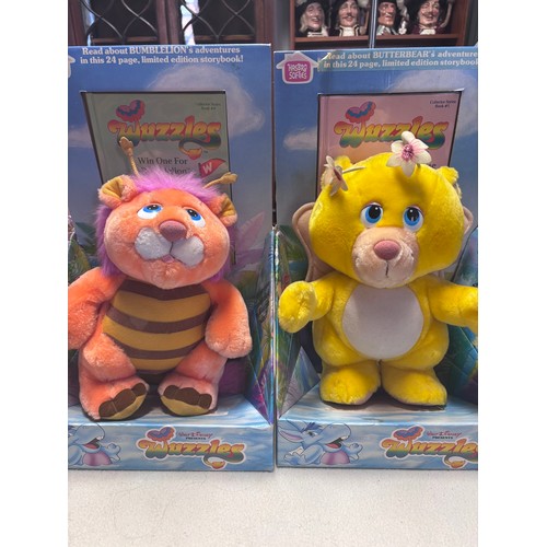 106 - Two boxed Wuzzles bears. Bumbelion & Butterbear