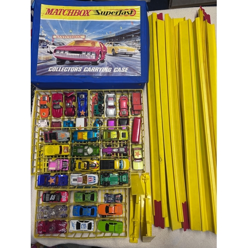 107 - Vintage Matxhbox cars and track