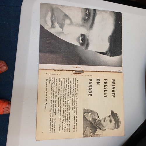 104 - Fans' Star Library Issue No. 13 ELVIS in the army.  In good condition for its age (1959)
