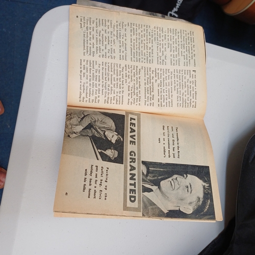 104 - Fans' Star Library Issue No. 13 ELVIS in the army.  In good condition for its age (1959)