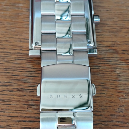 73 - Guess Watch with clear stone detailing.  This was an unused present as you can see from the conditio... 