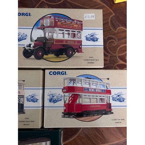 121 - Corgi Classics collection
Thorneycroft Bus Thomas Tiling 96996
London Ttransport 36704
Closed Top Tr... 