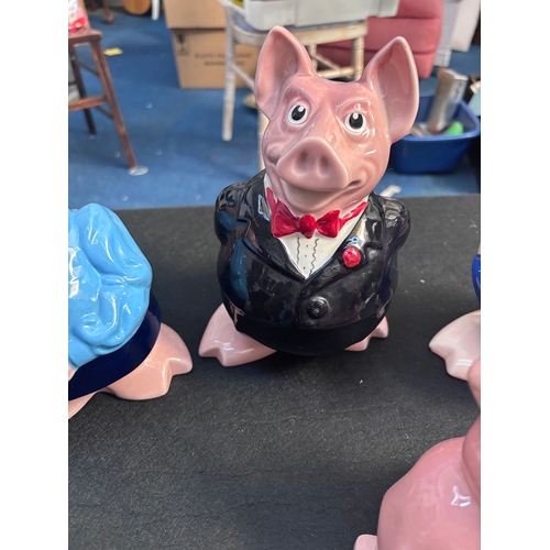 179 - NatWest piggies, excellent condition and the full set