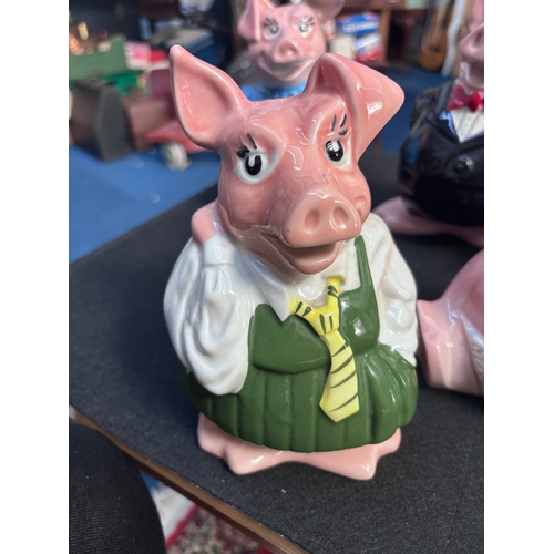 179 - NatWest piggies, excellent condition and the full set