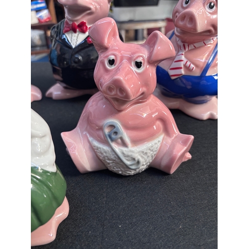179 - NatWest piggies, excellent condition and the full set