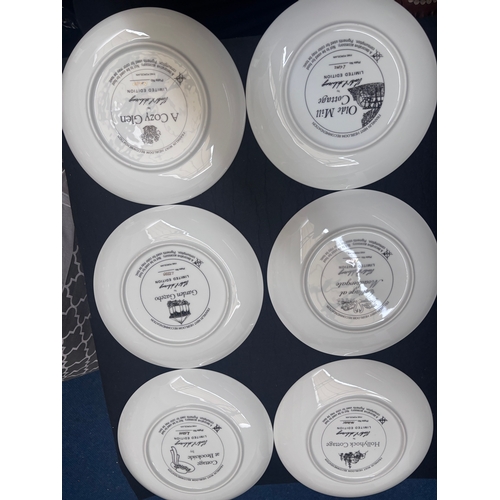 186 - Selection of decorative plates - country scenes.