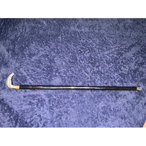 208 - Another fine piece, sword stick believe to have been made in Pakistan (possibly etched onto blade) T... 