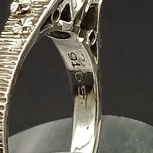 4 - Diamond Solitaire Ring circa 1970's
- 9 carat white gold
- size P
- weight 3g
- approximate diamond ... 