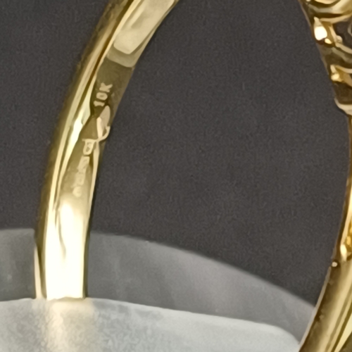 7 - Three Stone Diamond Ring.  
- approximate diamond weight one carat (earth mined)
- size Q
- 9 carat ... 