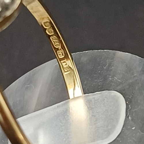 10 - Sapphire and Diamond Cluster Ring
- 9 carat yellow gold
- Size V
- weight 2.30g