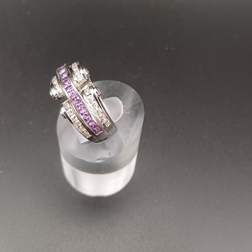 13 - Stunning Sapphire and Diamond Cluster Ring
- weight 8.55 g
- 18 ct white gold
- size P