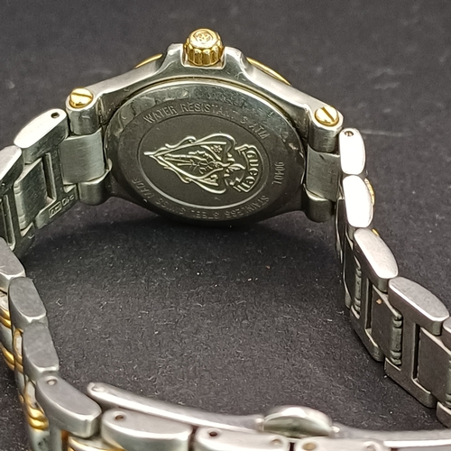 51 - Gucci Ladies Two Tone 9040L Stainless Steel Date Changing Watch.  The vendor has had new battery fit... 