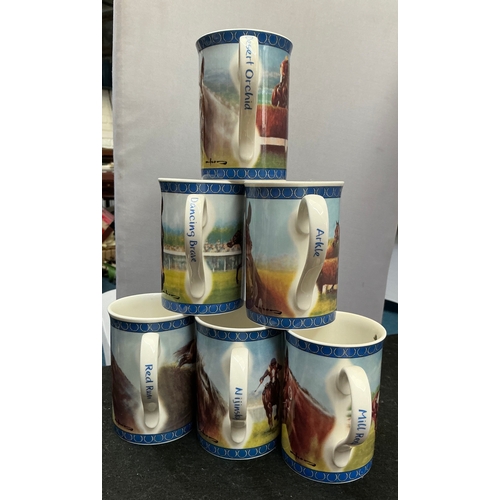 231 - Racing legend plates and mugs 
13 plates 
6 mugs