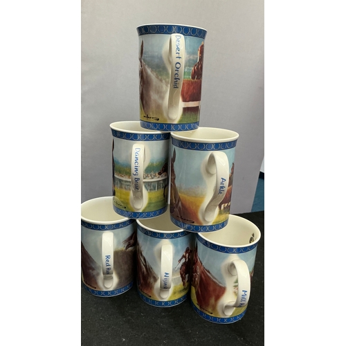 231 - Racing legend plates and mugs 
13 plates 
6 mugs