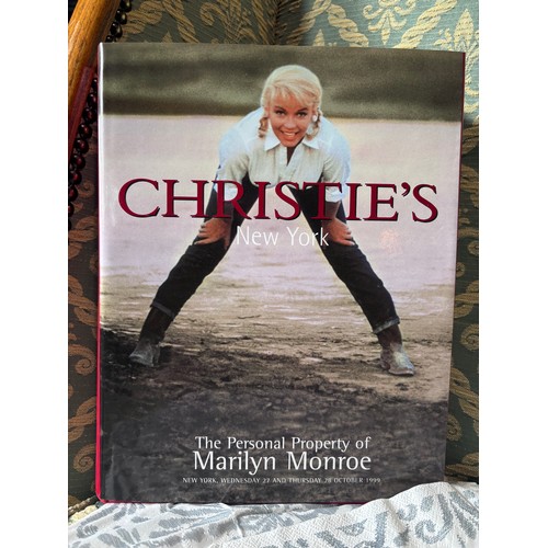236 - This is the catalog for the Christies auction of the personal property of Marilyn Monroe that took p... 