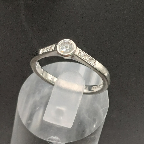 99 - Diamond Solitaire Ring set in Palladium.
- diamond weight 0.71 carat
- size N
- weight 3.4g