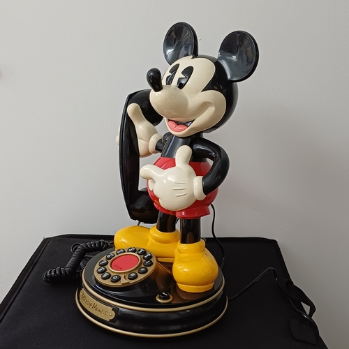 106 - Mickey Mouse Character Phone by Mybelle still boxed and unused.  We have tested this on a landline a... 