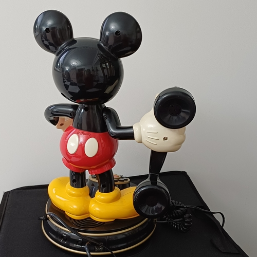 106 - Mickey Mouse Character Phone by Mybelle still boxed and unused.  We have tested this on a landline a... 