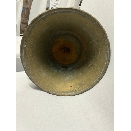 108 - Ships maritime bell dated 1839 complete with bracket.