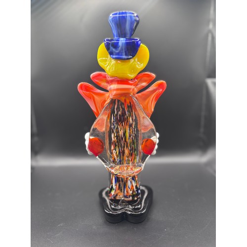 71 - Vintage Murano Art Deco Glass Clown. 28cm tall. 
Excellent condition